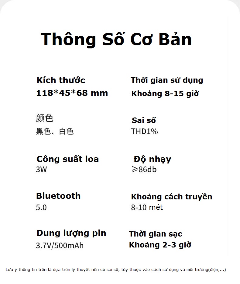 Loa bluetooth kiêm đồng hồ báo thức A5 màn hình tráng gương, hiển thị màn hình kĩ thuật số và đèn led, nghe nhạc hay, sống động, hỗ trợ USB, thẻ nhớ, đài fm radio, nhiều màu tự chọn - Hàng chính hãng