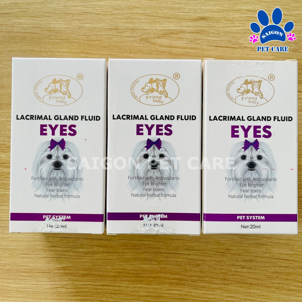 Siro chống chảy nước mắt Friend Baby Lacrimalglan Fluid Eyes cho chó mèo