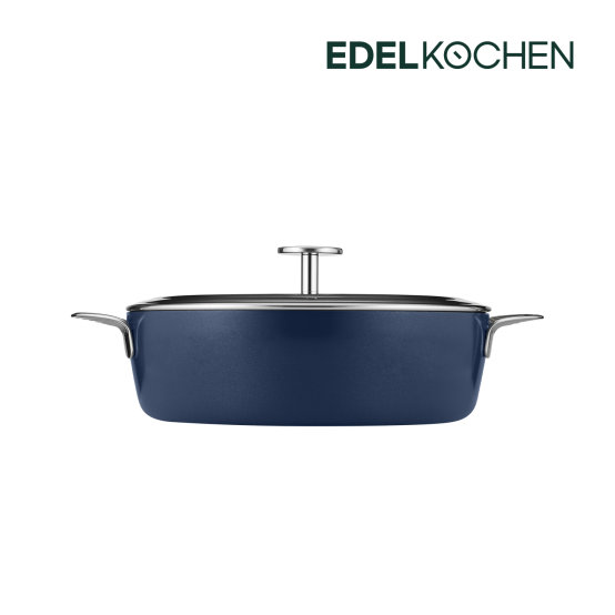 Nồi Edelkochen Vola 5 lớp, inox 316, KT D24cm, màu modern blue