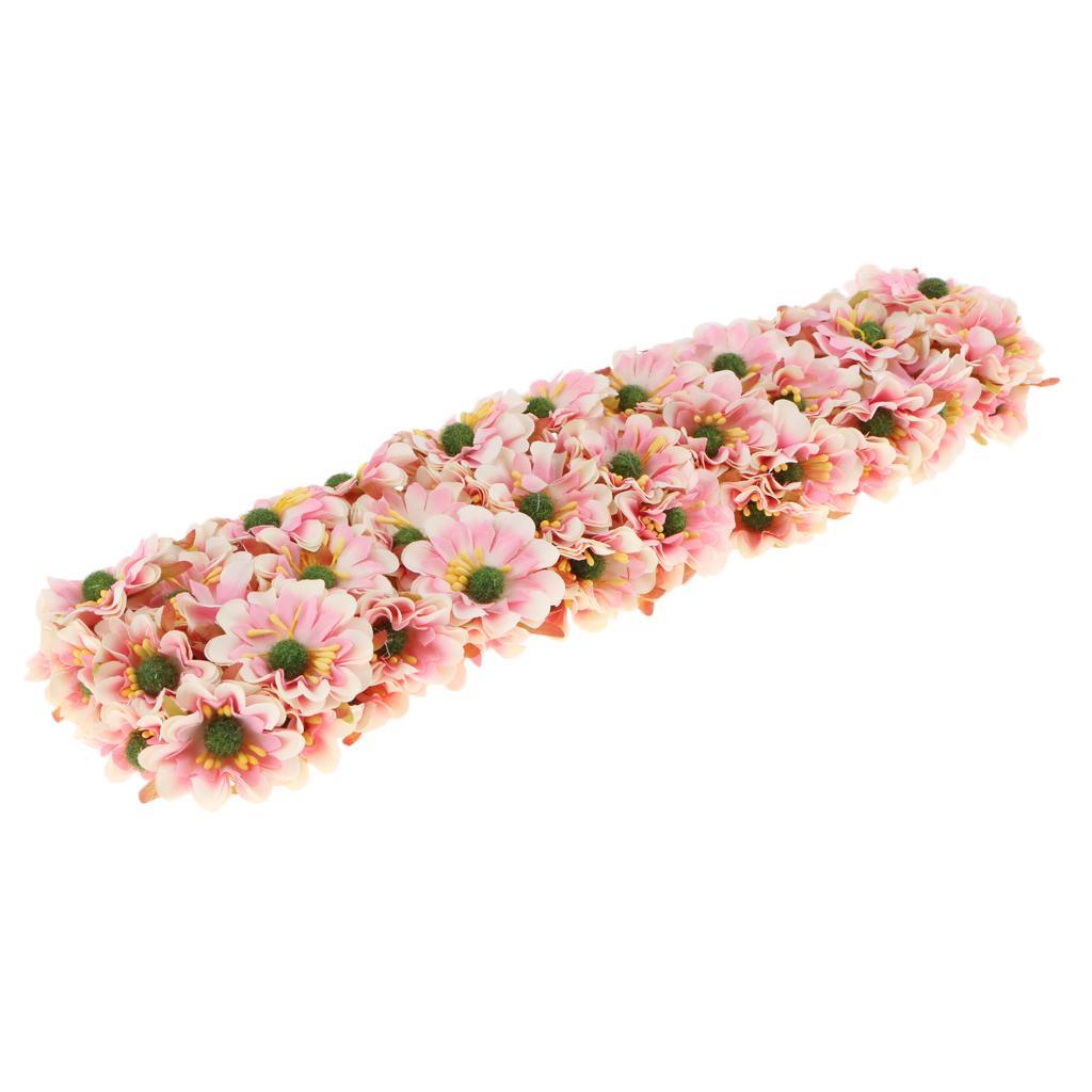 2X Artificial 60-Head Cherry Blossoms Silk Flower Bouquet Home Decor Pink