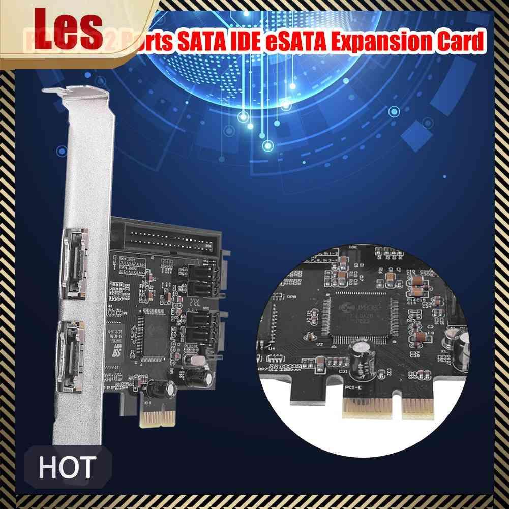 Card Mở Rộng PCI-E PCIe 2 Cổng SATA IDE eSATA JMB363