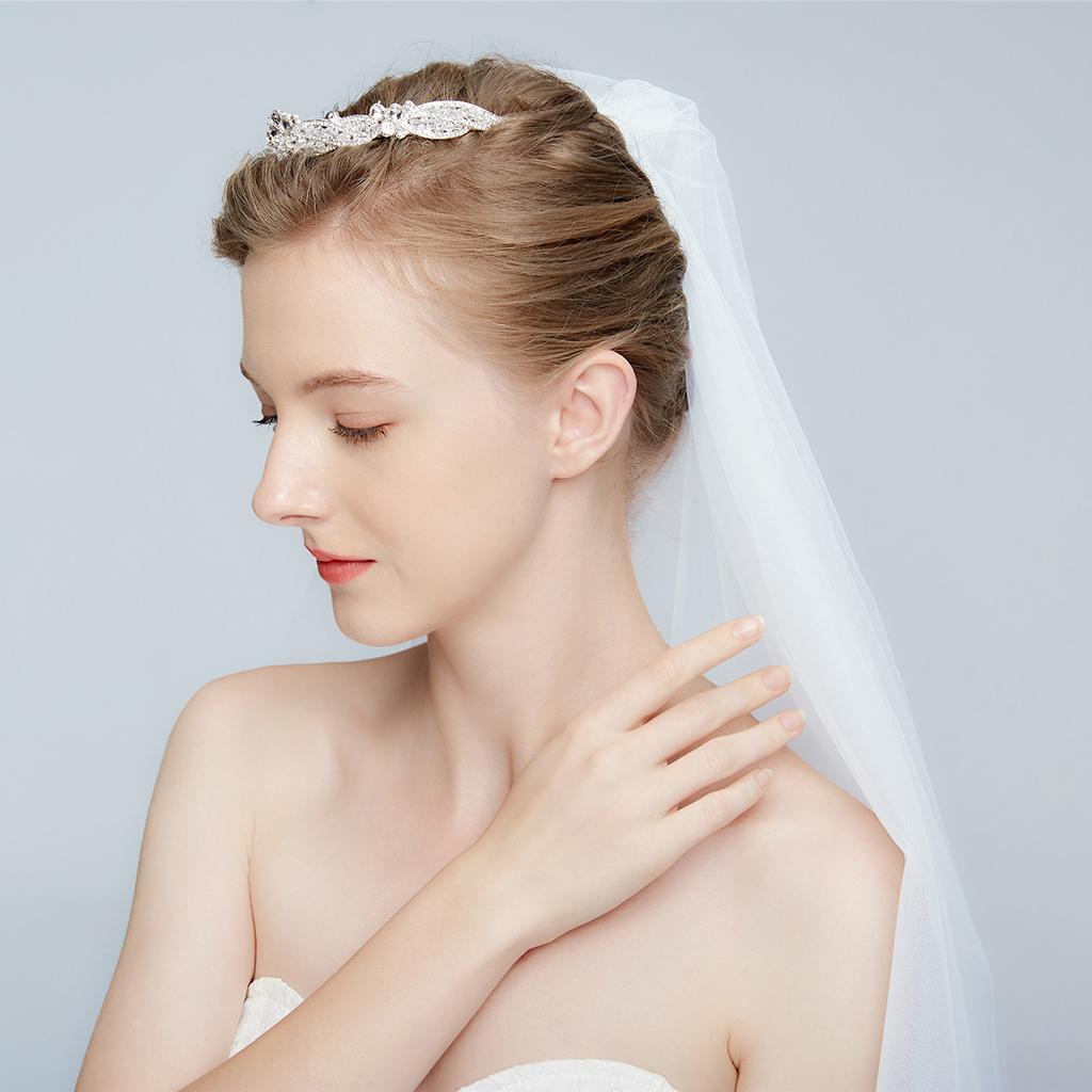 Rhinestone Tiara Crowns Bridal Crystal Hairband Wedding Party Hair Accessory