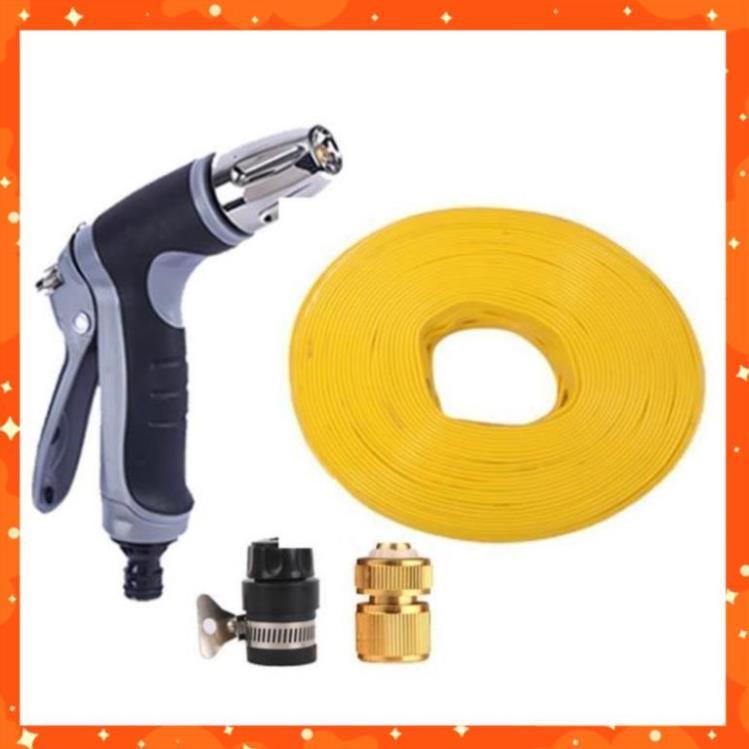 Bộ dây và vòi xịt tăng áp rửa xe tưới cây 15M  206817