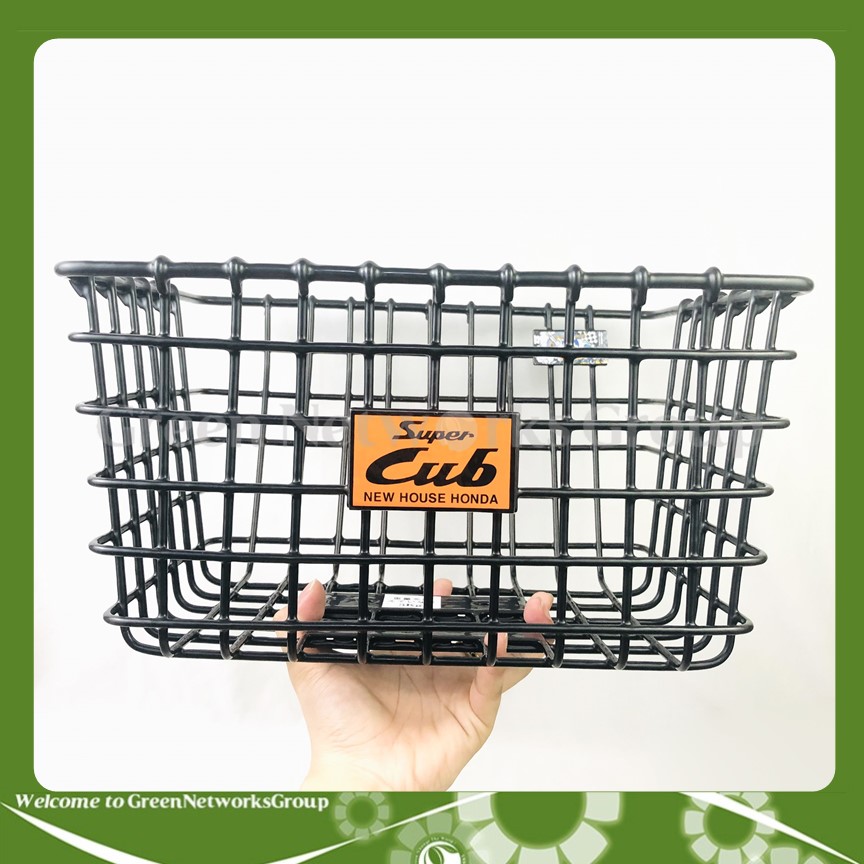 Rổ lưới sọc Vuông kiểu Thái gắn cho Super Cub , Dream , Super Dream  kèm pat với ốc Green Networks Group