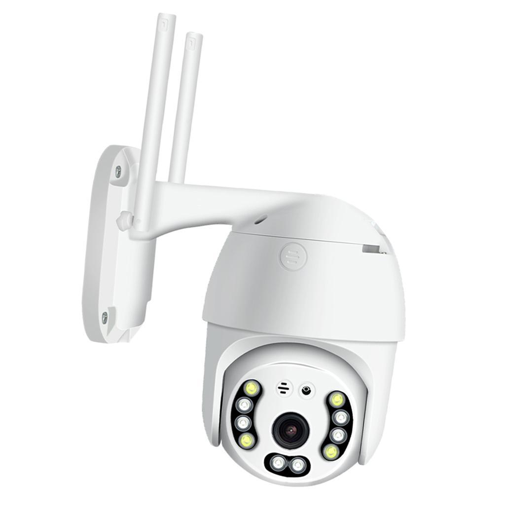 -10  1080P WiFi P2P PTZ IP Outdoor Dome Pan Tilt Camera Motion Alarm