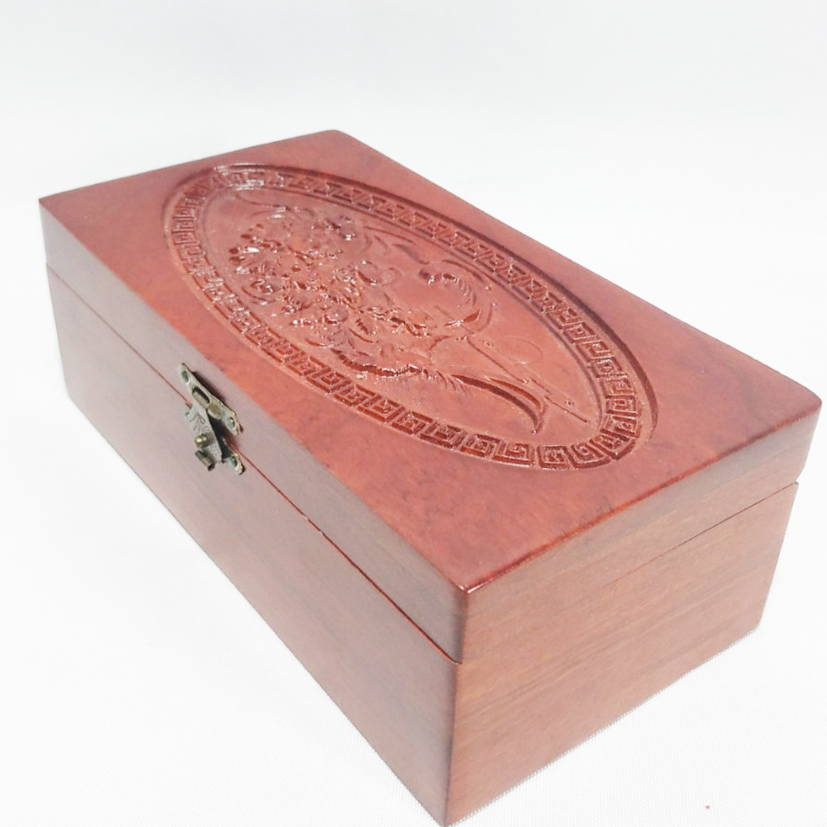 Hộp đựng Trang sức Chim phượng Gỗ HƯƠNG - Size NHỎ HUNG WOOD