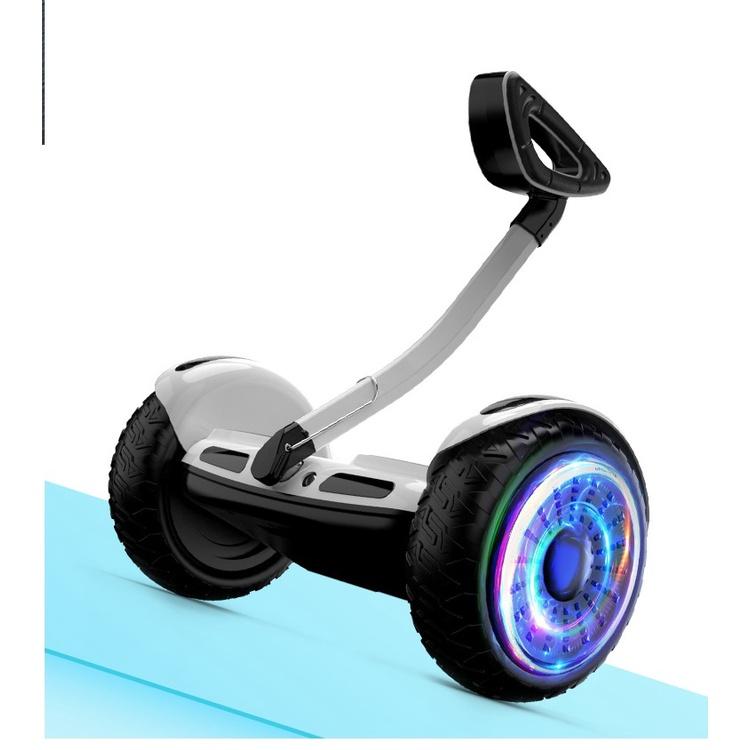 Xe cân bằng điện 2 bánh Smart Balance 10 inch, kèm sạc nhanh, 2 tay điều khiển và chân kẹp - Phát nhạc Bluetooth App