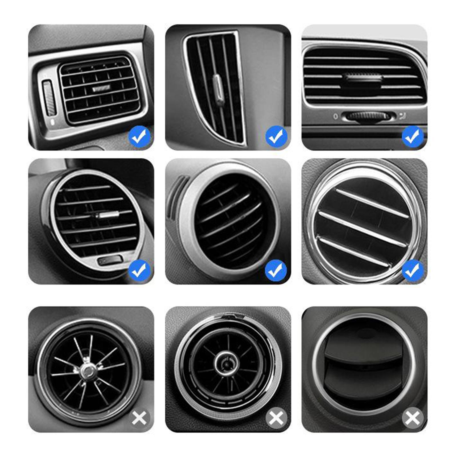 Car Phone Mount for Air Vent Auto Lock Fit for 4-6 inch Phones blue