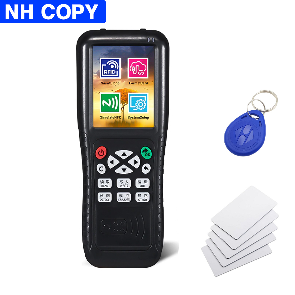 Vinetteam Máy Sao Chép Thẻ Từ Thẻ Thang Máy Thẻ Ra Vào Icopy X100 Thiết Bị Đọc ID/IC Sao Chép Giải Mã Hoàn Toàn NFC 13,56MHz 125KHz Thông Qua Ứng Dụng Điện Thoại - Hàng Chính Hãng