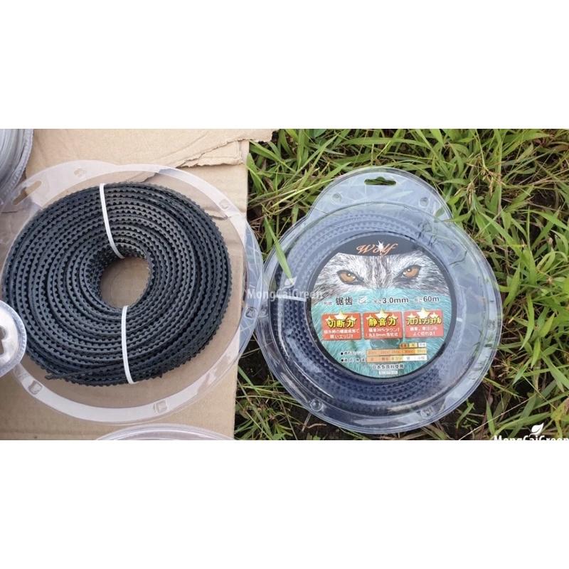 Cuộn Cước Cắt Cỏ Vuông Tròn 3-4mm 60m 0,5kg