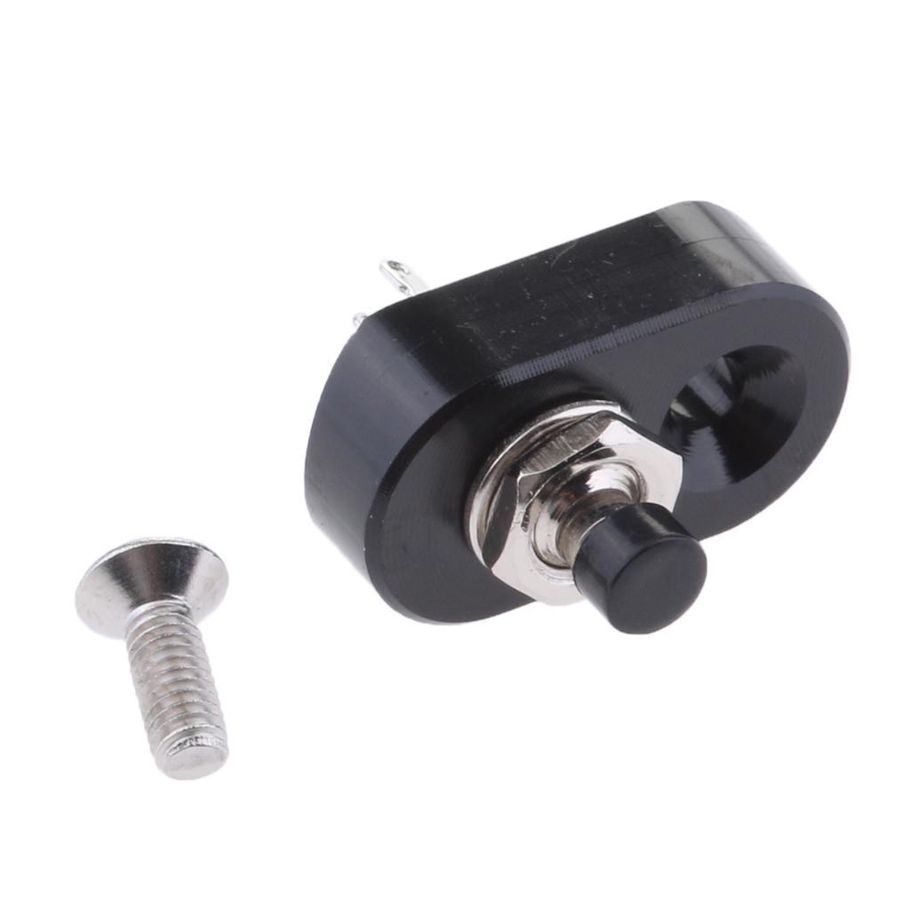 Motorcycle Handlebar Aluminum Stop Start Kill Switch Button Black