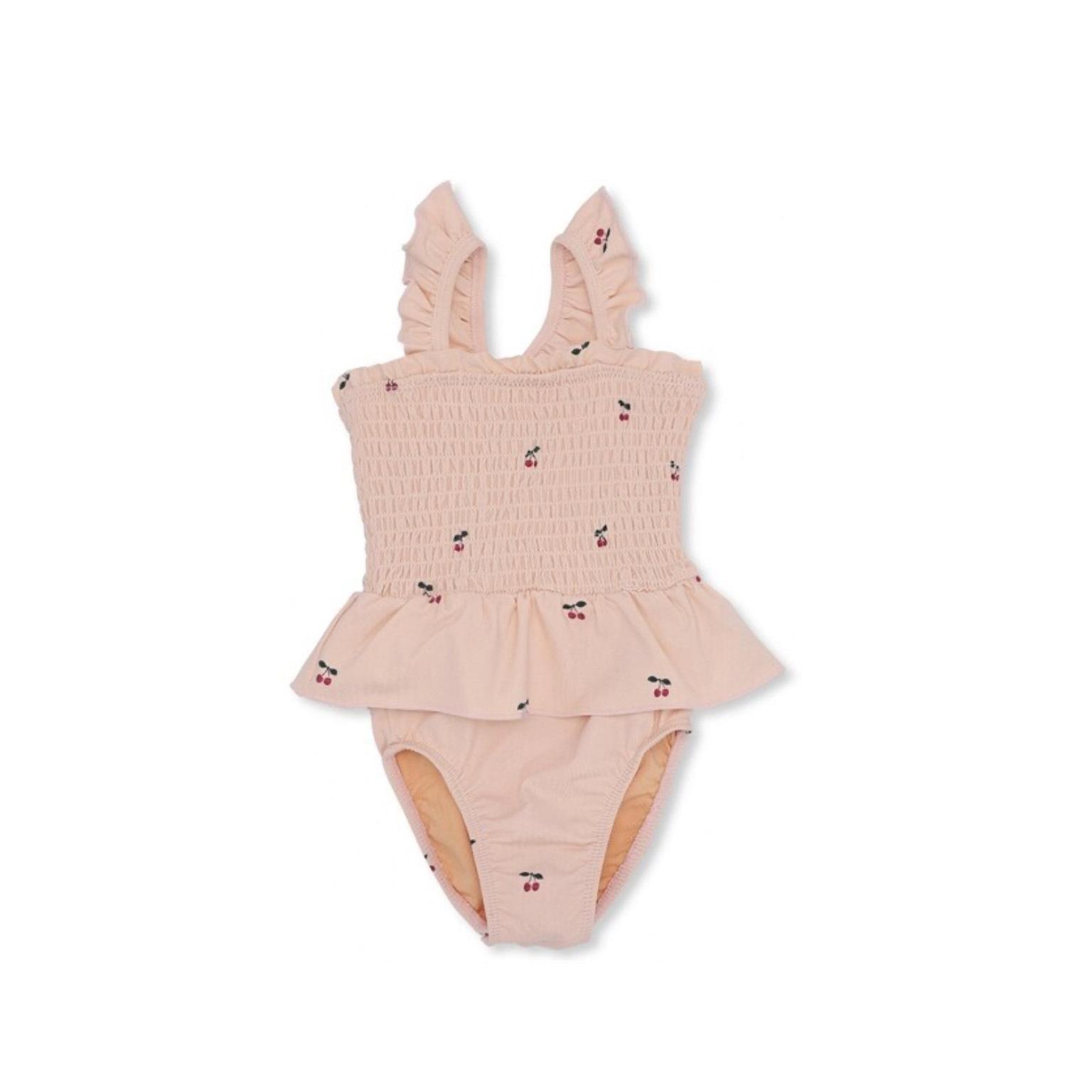 2021 Mới Mùa Hè Cho Bé Gái In Hoa Đồ Bơi Vai Tắt Trẻ Em Áo Liền Quần Kỳ Nghỉ Quần Áo Đi Biển Có Đồ Bơi