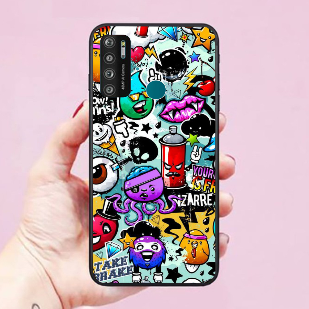 Ốp lưng điện thoại dành cho VSMART Live 4 Hình Graffiti - Hàng chính hãng