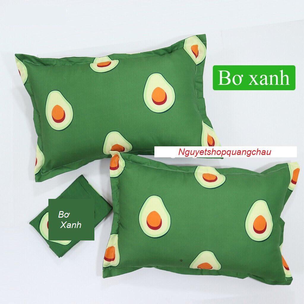 (Siêu giảm giá) Áo gối nằm, vỏ gối đầu poly cotton mẫu Chú Vịt màu vàng bao bọc gối nằm nhiều mẫu mới