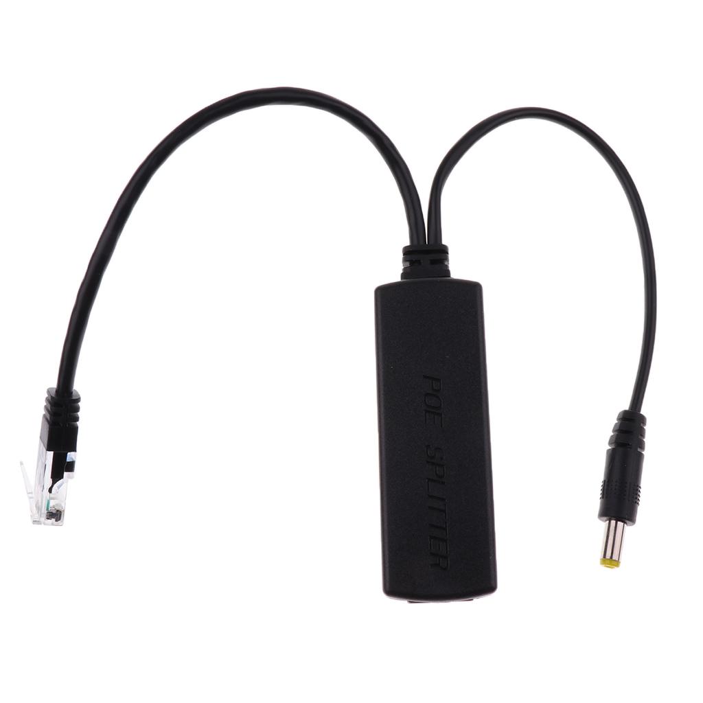 IEEE802.3AF Standard 12V 2A Output 10/100M PoE Splitter lan Connector Power Ethernet for IP Camera
