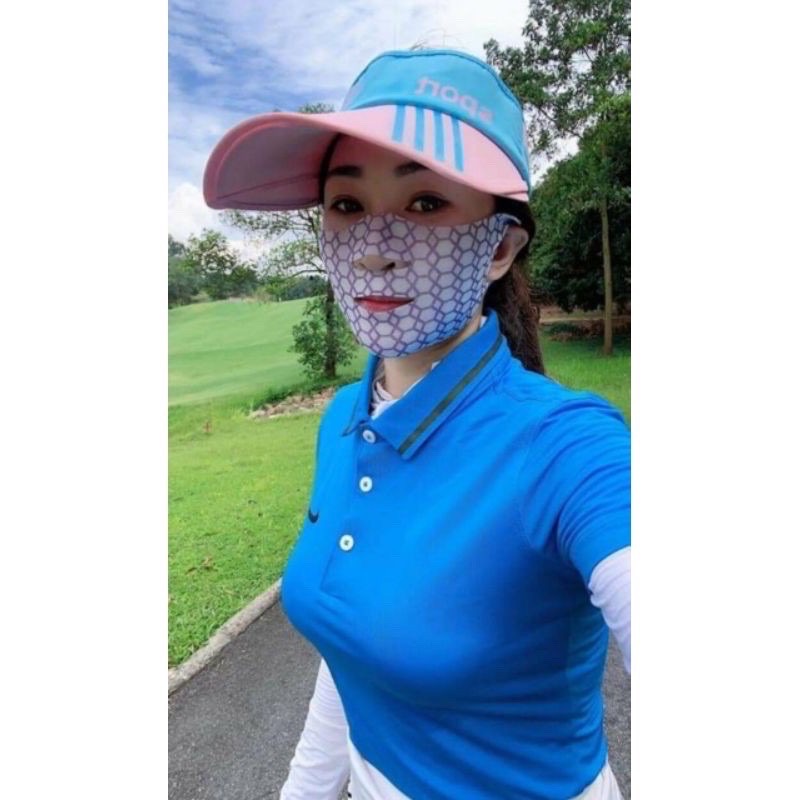 Mặt nạ golf nam nữ Collagen chống nắng dưỡng da Hàn Quốc (Hộp 2 chiếc)