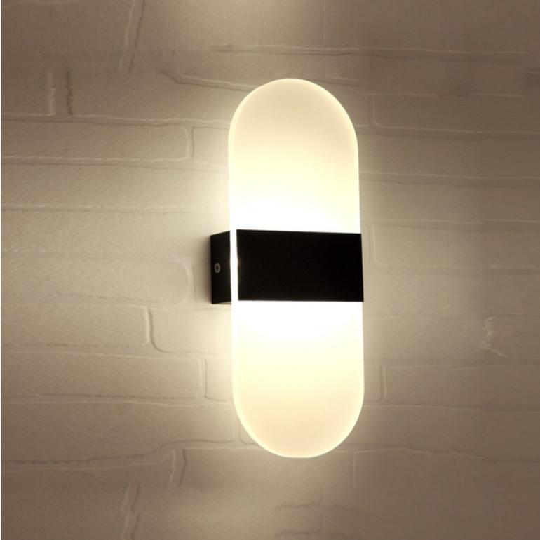 Đèn tường LED phòng ngủ ánh sáng vàng ấm cảm biến cơ thể người, có thể sạc HomeLuxury Nordic