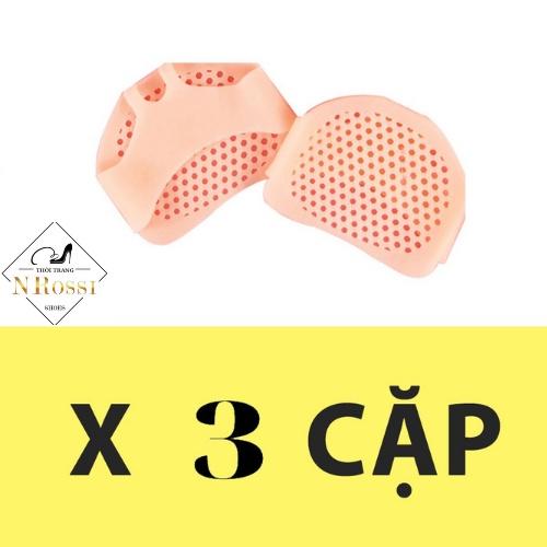 Lót giày silicone tổ ong đệm êm lòng bàn chân phía trước chống rộng