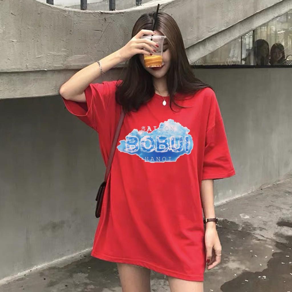Áo thun tay lỡ Unisex aossi , áo phong form rộng , BoBui MÂY