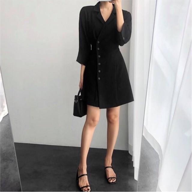 Đầm Tay Lỡ Nhiều Màu Cổ Vest
