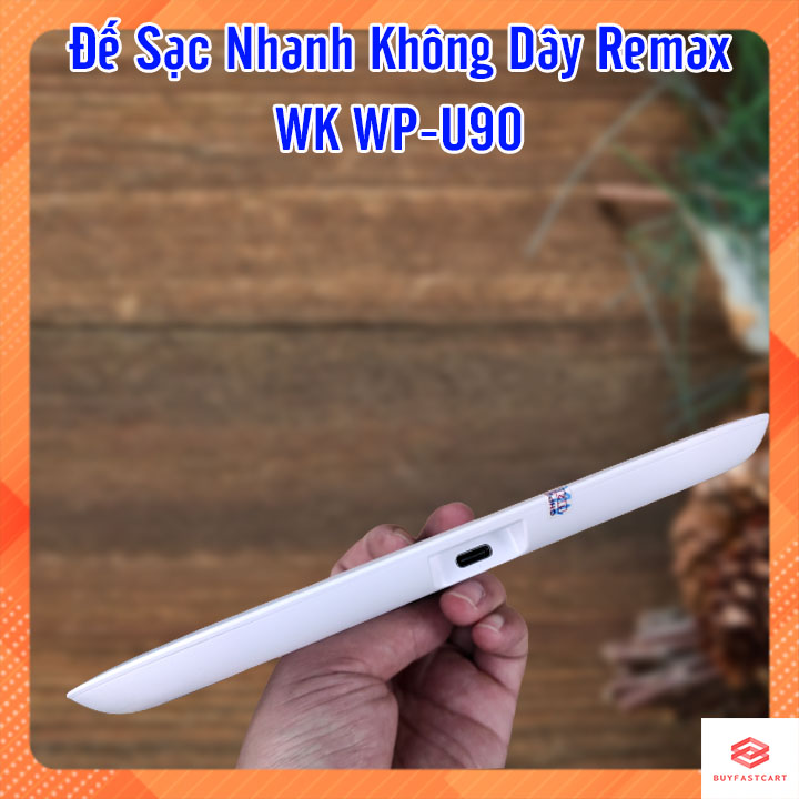 Đế sạc nhanh không dây 2 in 1 Remax WK WP-U90 10W * 2