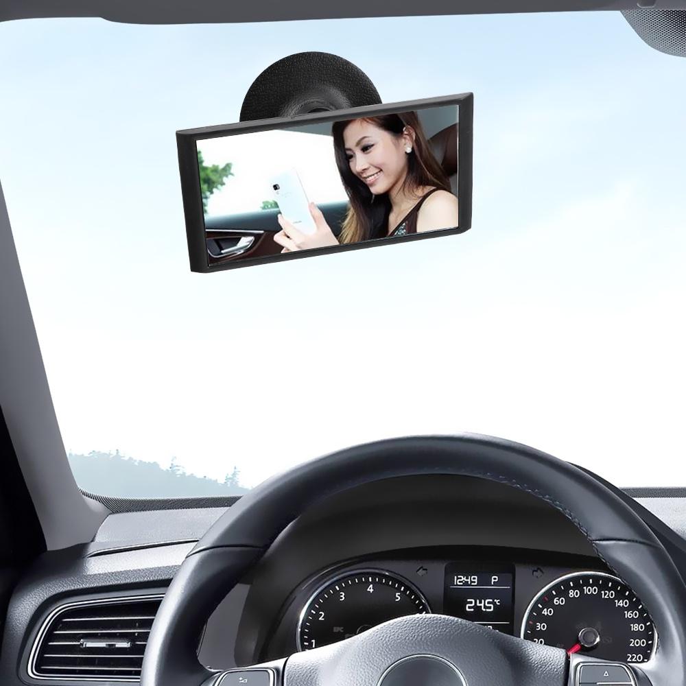 Gương chiếu hậu có giác hút xoay 360 độ gắn lưng ghế xe hơi