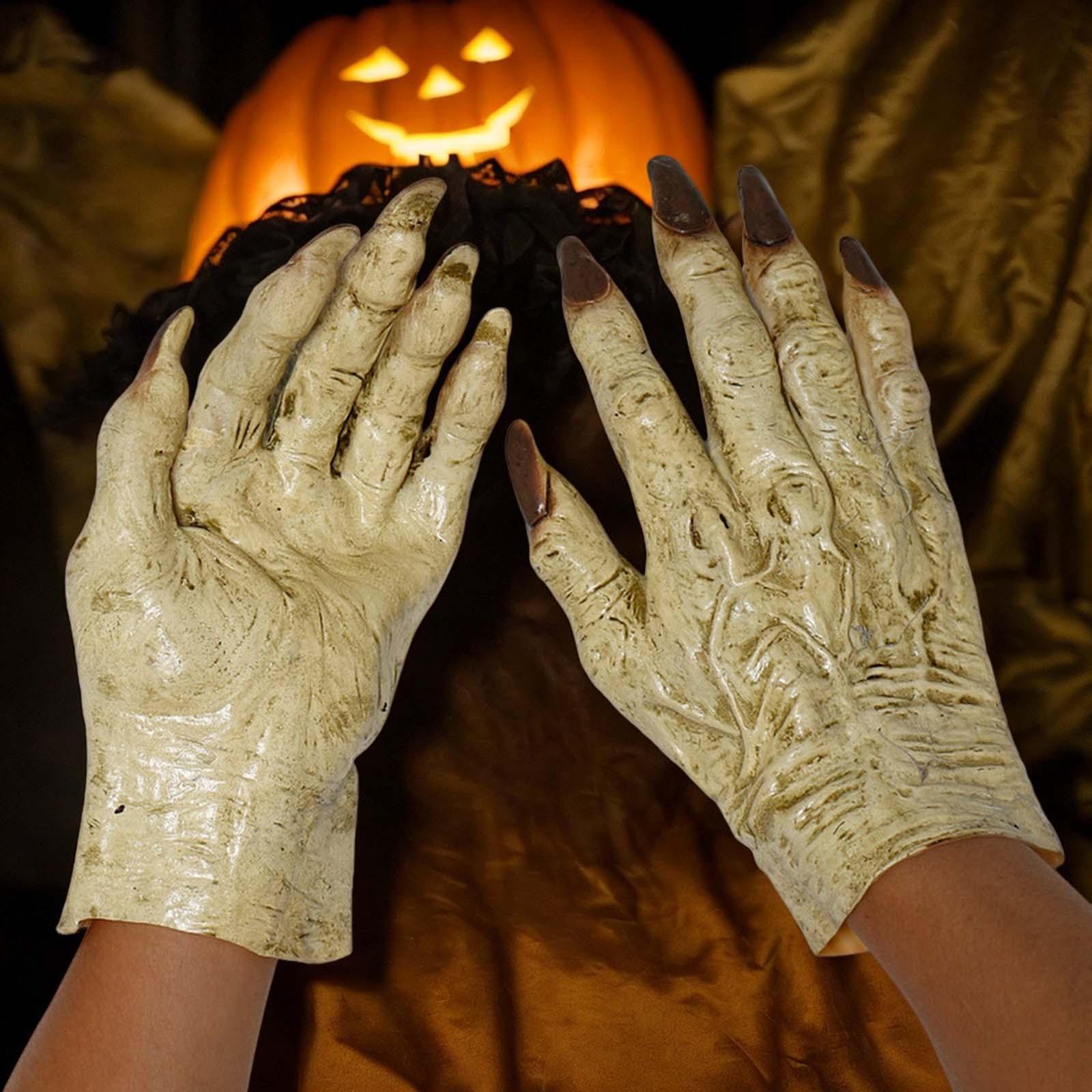 Halloween Costume Gloves Roles Play for Themed Party Photo Props Dressing up
