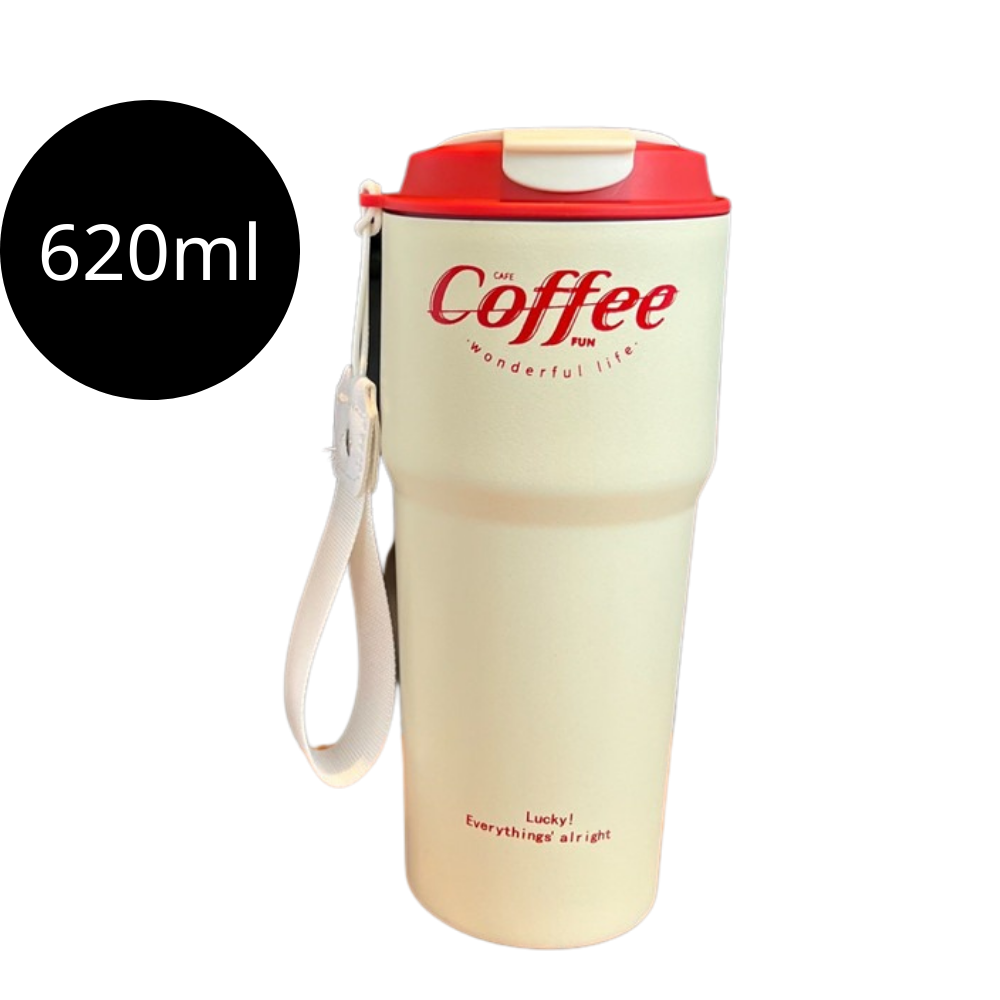 Cốc cafe giữ nhiệt lõi inox 304 TiLoKi TBN08 dung tích 620ml giữ nhiệt nóng/lạnh 8-12h - Hàng Chính Hãng