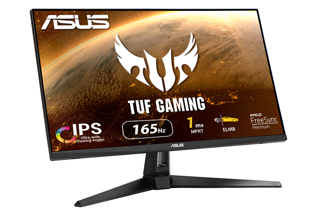 Asus LCD VG279Q1A/27&quot;F/1ms/165Hz/250cd2/HDMI/DP/Cáp HDMI/Cáp DP/Đen - Hàng chính hãng