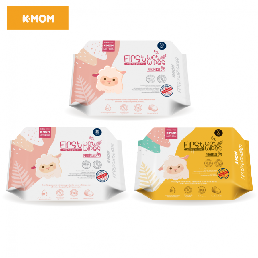 Khăn ướt cao cấp K-Mom Hàn Quốc