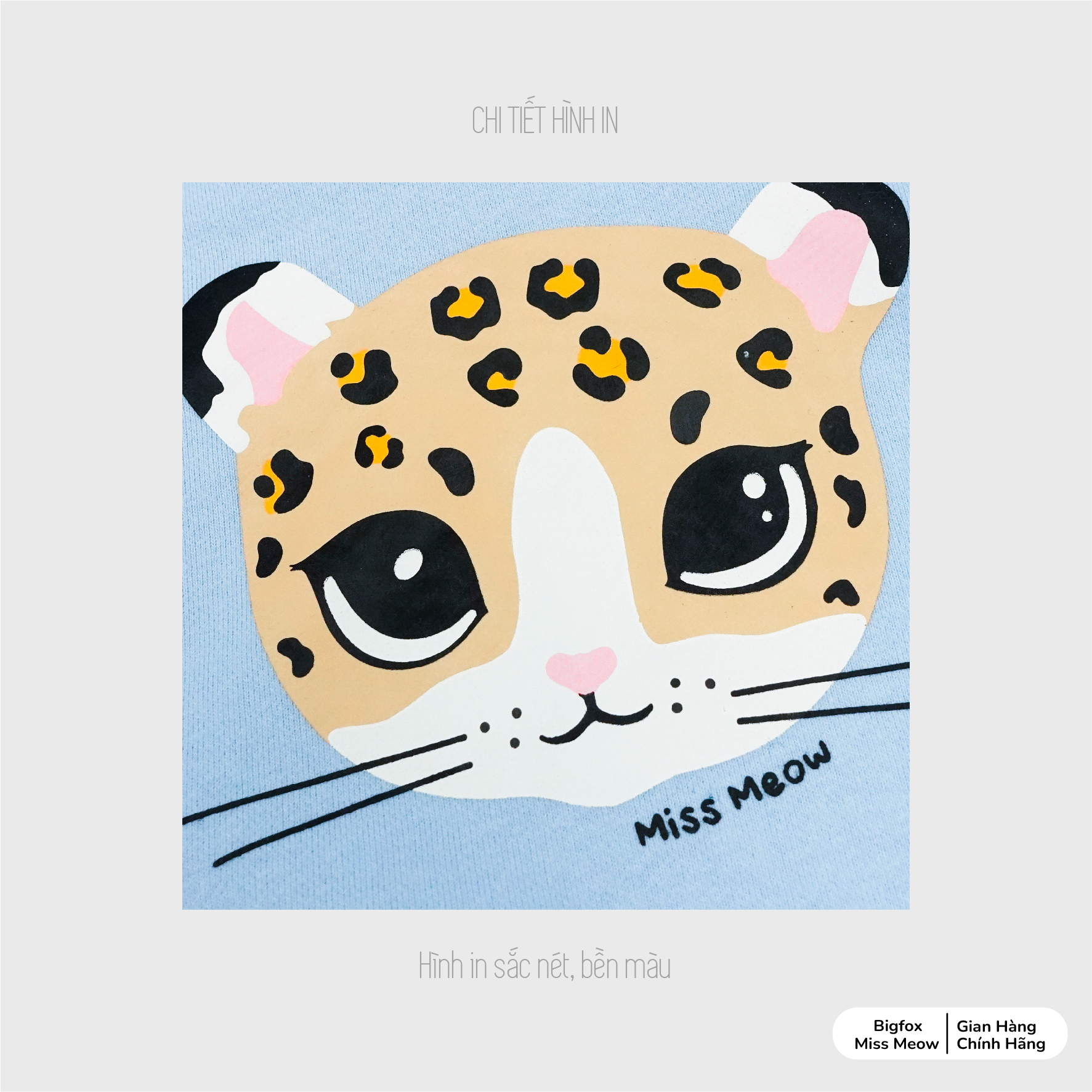 Bộ thu đông bé gái Bigfox Miss Meow kiểu dài tay có mũ chất nỉ phong cách Hàn Quốc size đại trẻ em 3,7,11 tuổi 35kg