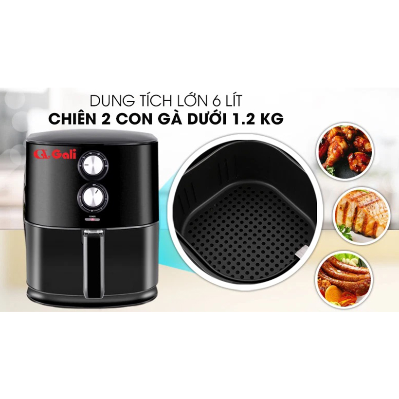 Nồi nướng chân không 6 lít Gali GL-1120 - Hàng chính hãng