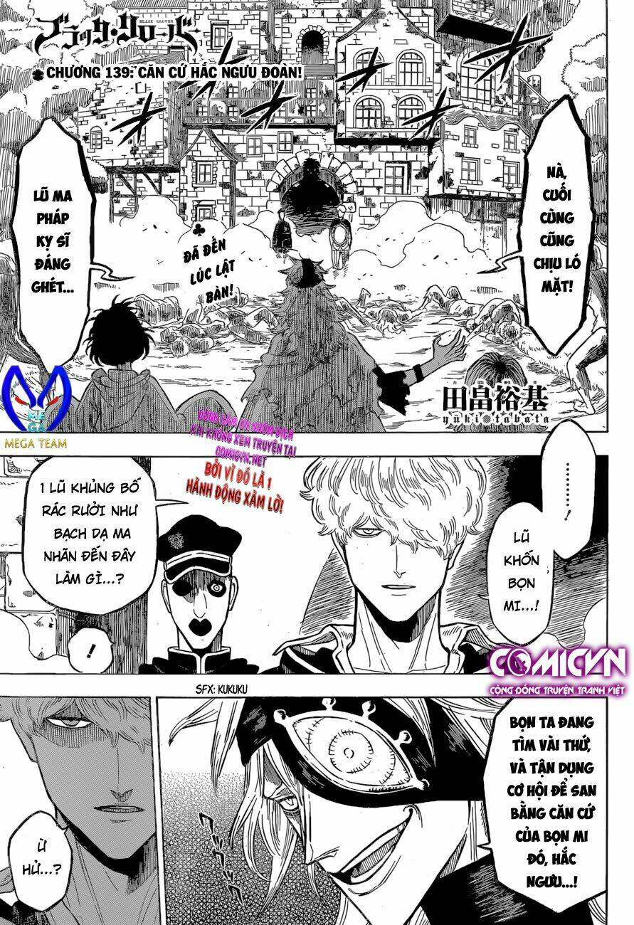 black clover - pháp sư không phép thuật chapter 139 1
