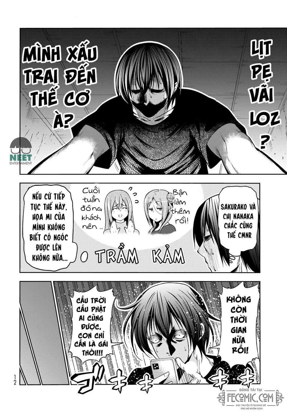 cô gái thích lặn - grand blue chapter 78 9