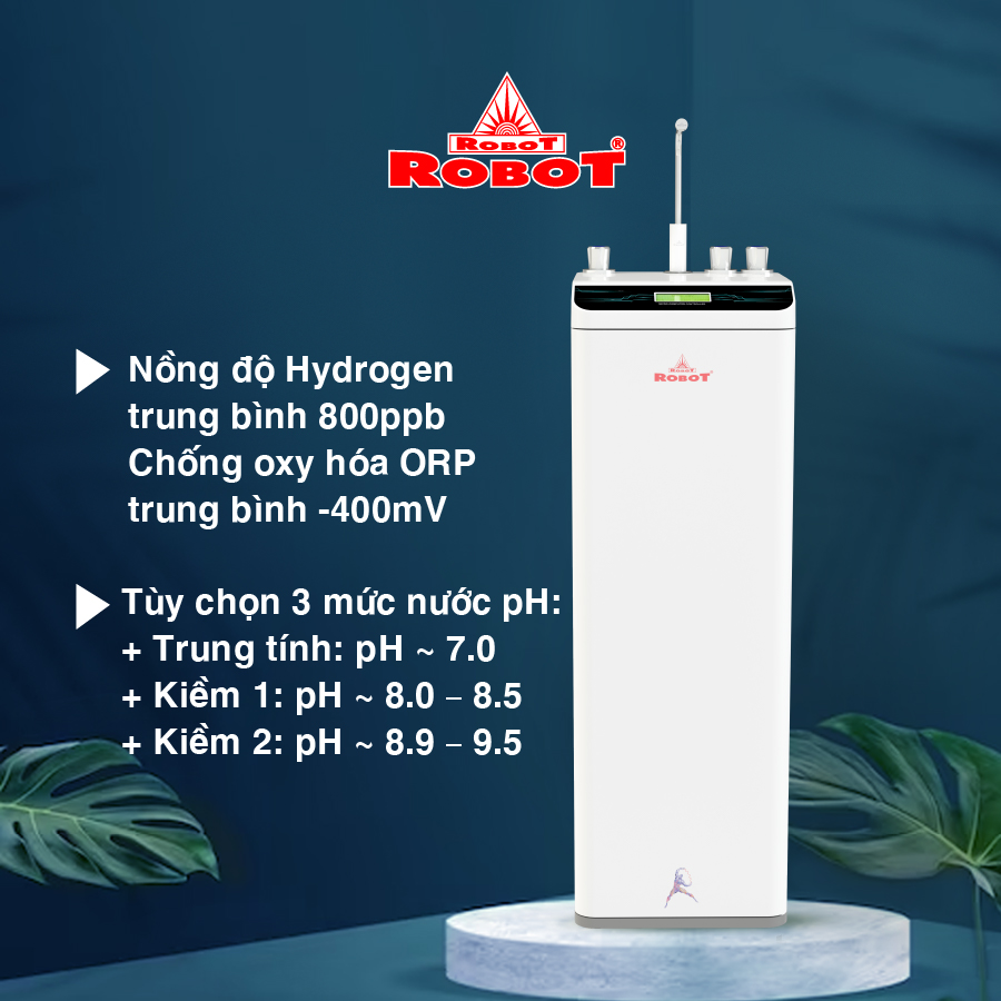 Máy Lọc Nước RO Hydrogen Kiềm ROBOT HydroMega-9 - Hàng Chính Hãng