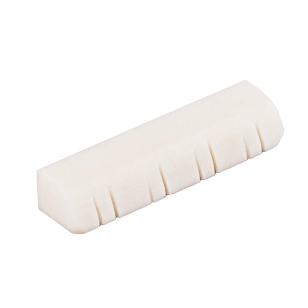 Mandolin Nut,Bridge Saddle Nut,Acoustic  Mandolin Replacement Parts,1.10x0.28x0.20inch