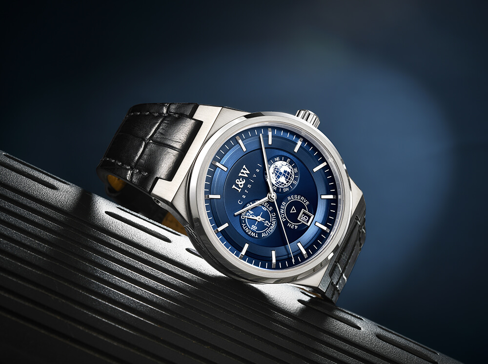 Đồng hồ nam chính hãng IW Carnival IW782G-1 ,kính sapphire,chống xước,chống nước 50m,Bh 24 tháng,máy cơ (automatic)
