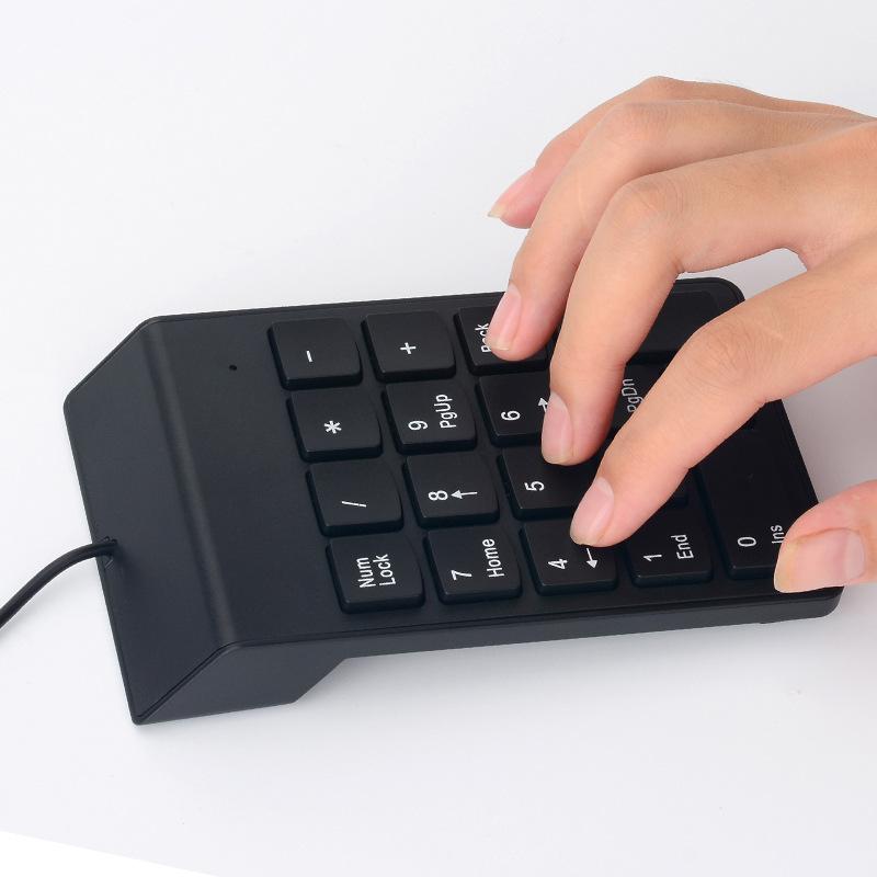 Vận Chuyển nhanh Bàn Phím PIN Mỏng Bàn Phím Số Có Dây Bàn Phím Số Có Dây PIN Bàn Phím Số Bàn Phím Mini