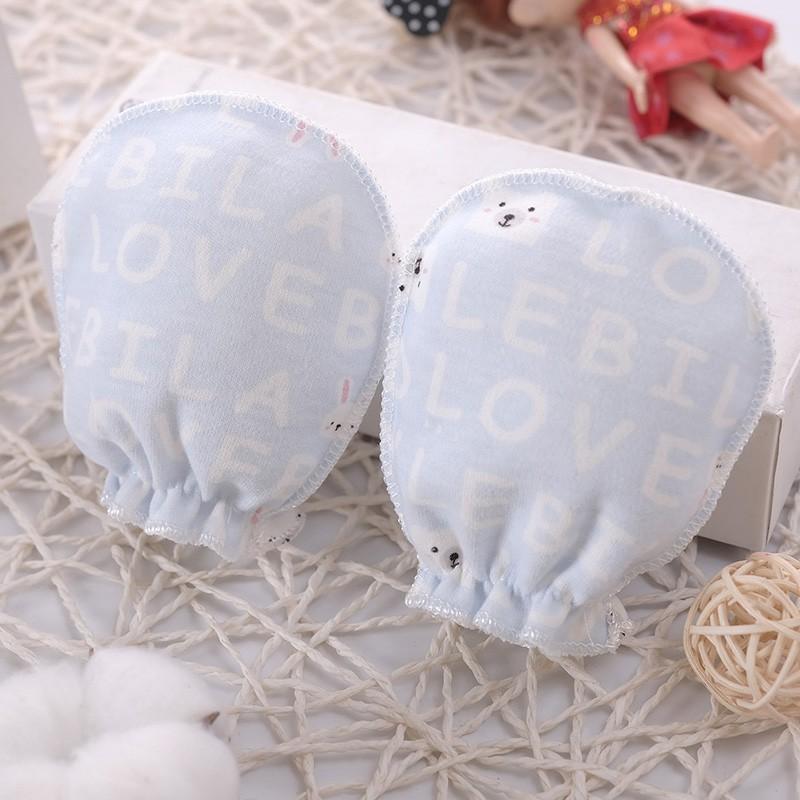 Găng Tay Cho Bé Bao Tay Chống Cào Xước Cho Trẻ Sơ Sinh Chất Cotton