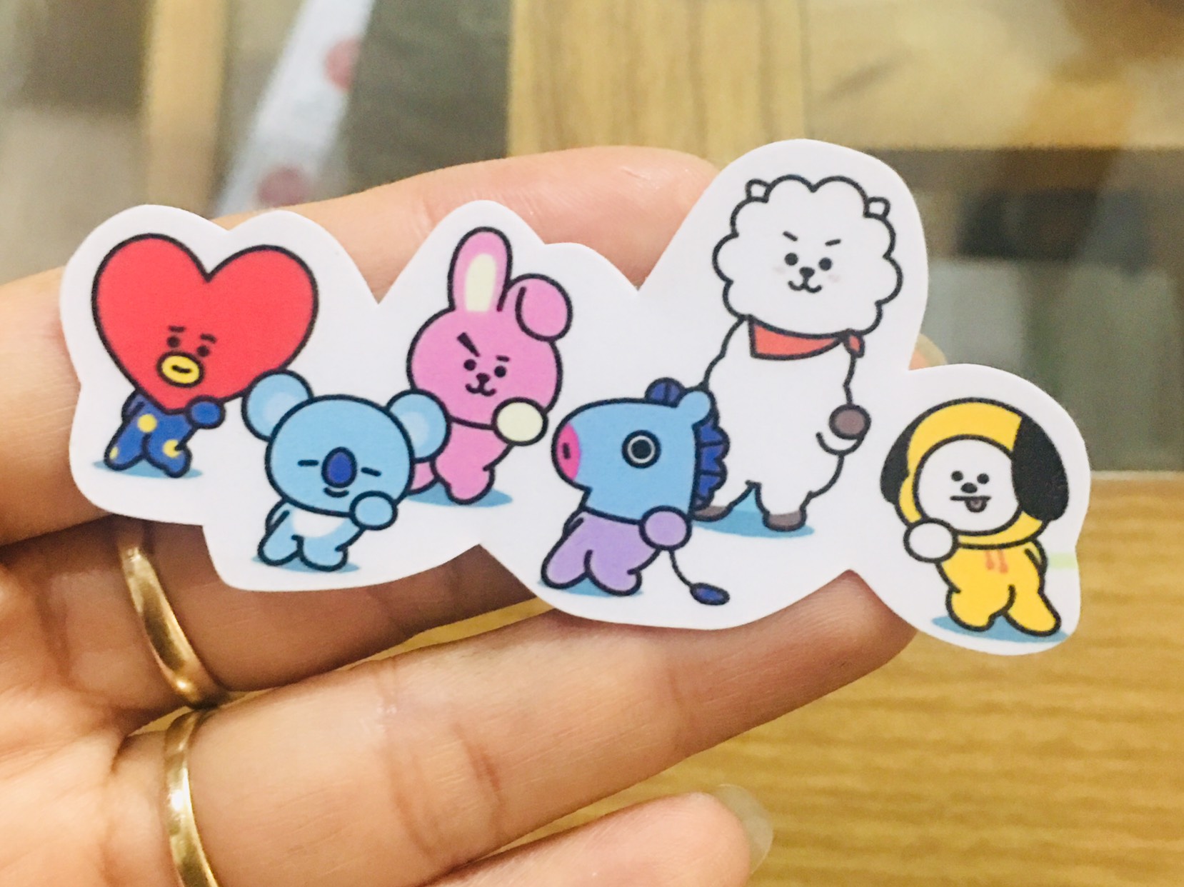 Ảnh sticker BT21 BTS set 50 ảnh nhiều mẫu khác nhau