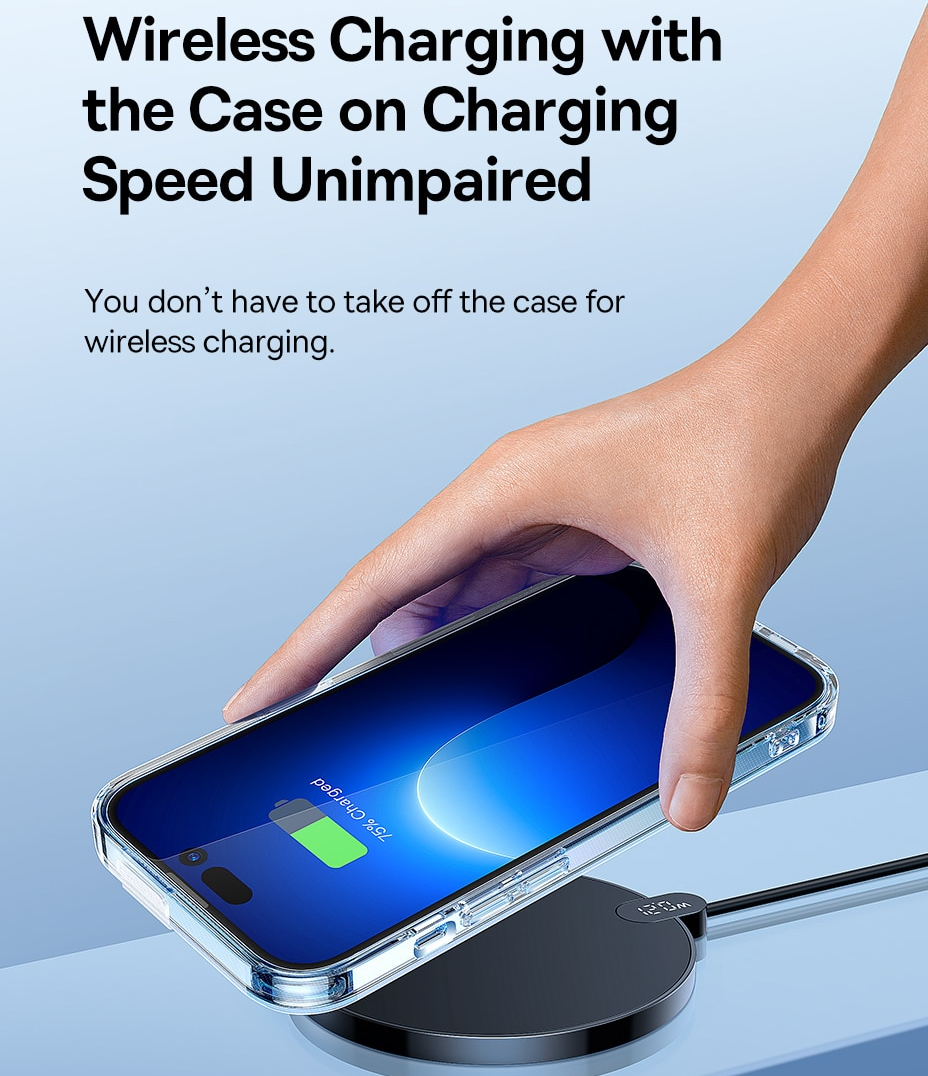 Ốp lưng chống sốc trong suốt cho iPhone 14 Plus hiệu Baseus Protective Case trang bị khung bảo vệ camera, chống chịu va đập cực tốt, độ trong suốt chuẩn HD - hàng nhập khẩu