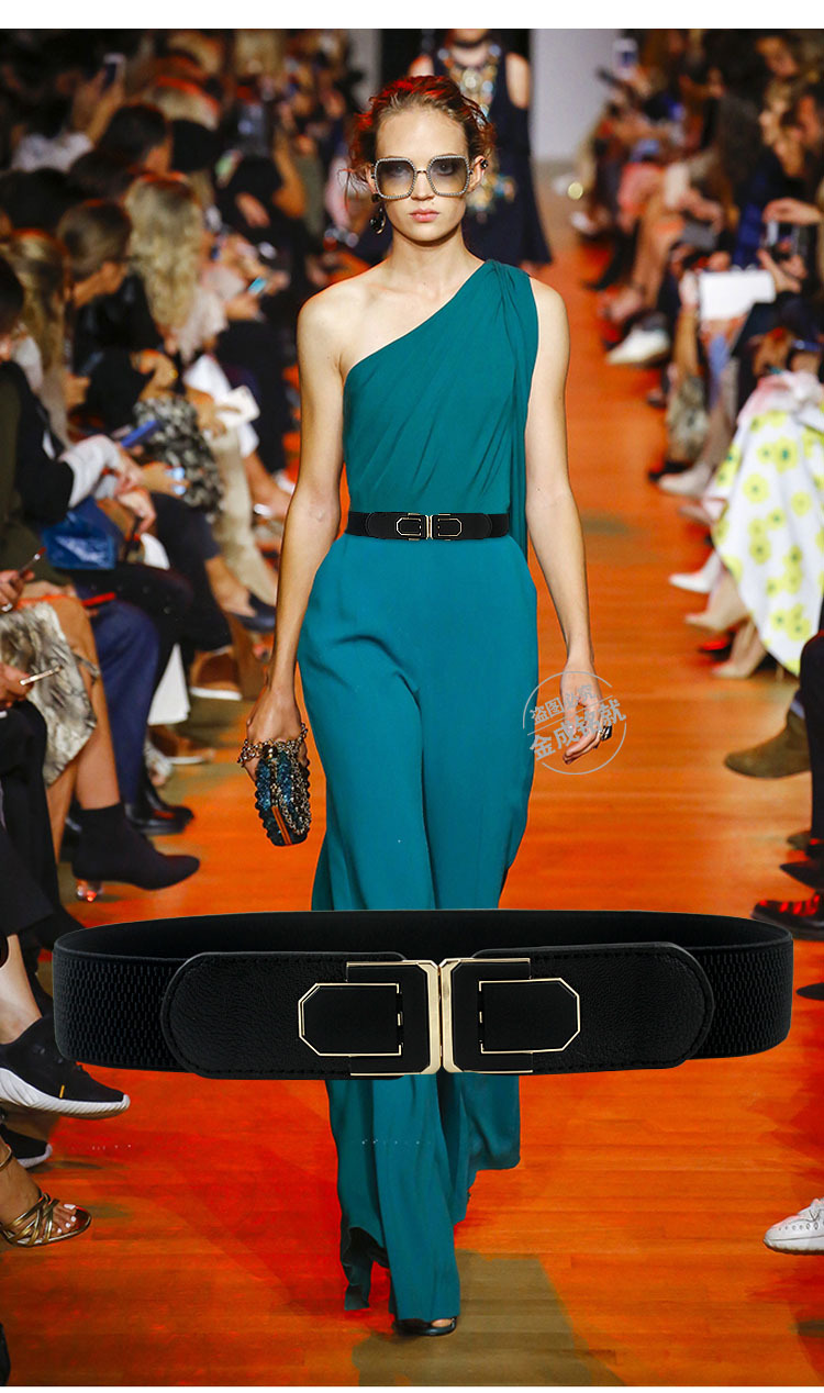 Thắt lưng dây nịt đai váy co giãn thời trang Hàn Quốc mẫu mới  bản nhỏ 4cm dona23071701