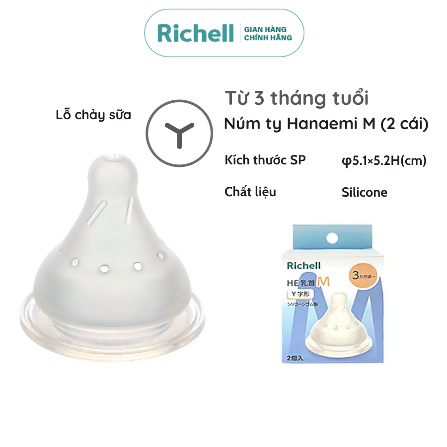 Bình sữa RICHELL Hanaemi Nhật Bản PPSU và Thủy tinh | Baby