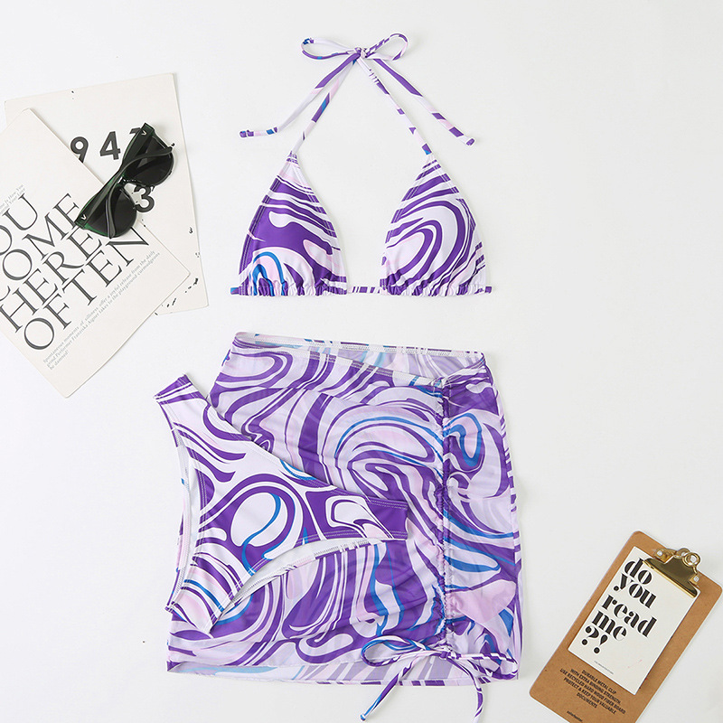 Set Bikini Tam Giác Kèm Váy Sexy