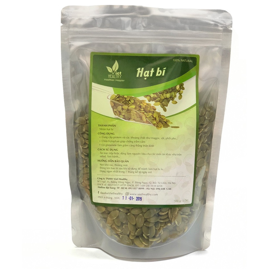 Nhân hạt bí Ấn Độ 500g