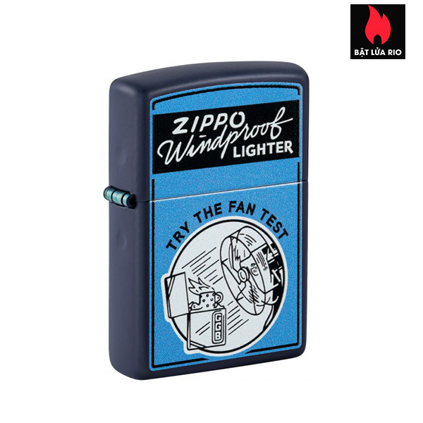 Bật Lửa Zippo 48144 – Zippo Fan Test Navy Matte