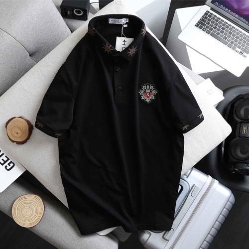 Áo Thun Nam Polo Cổ Trụ Logo Sư Tử