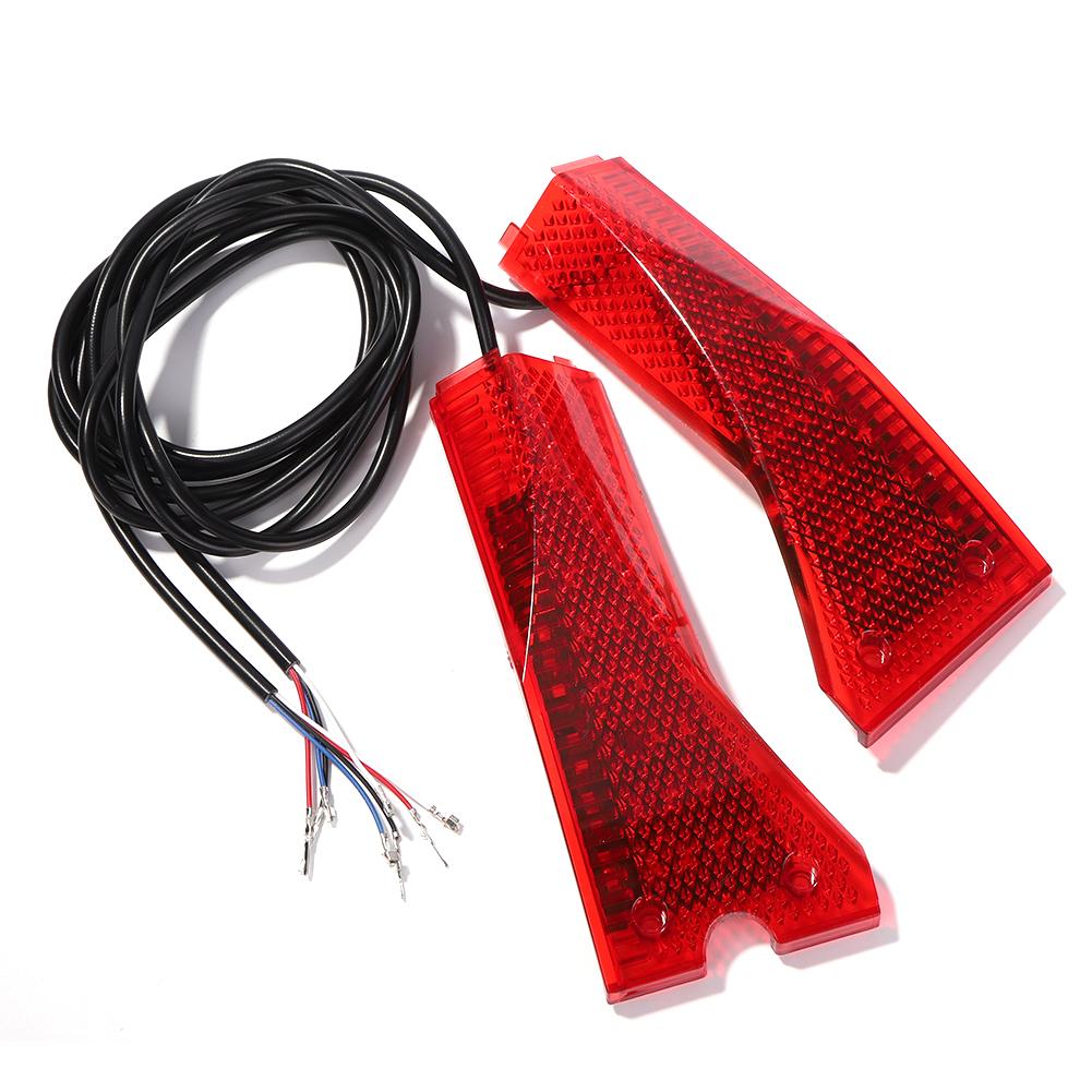 Bộ đèn báo rẽ xe tay ga Đèn báo xe máy Blinker Light Đèn cho KUGOO M4 PRO Kick Scooter Phụ kiện Bộ phận đèn phía sau Màu sắc: Như hình