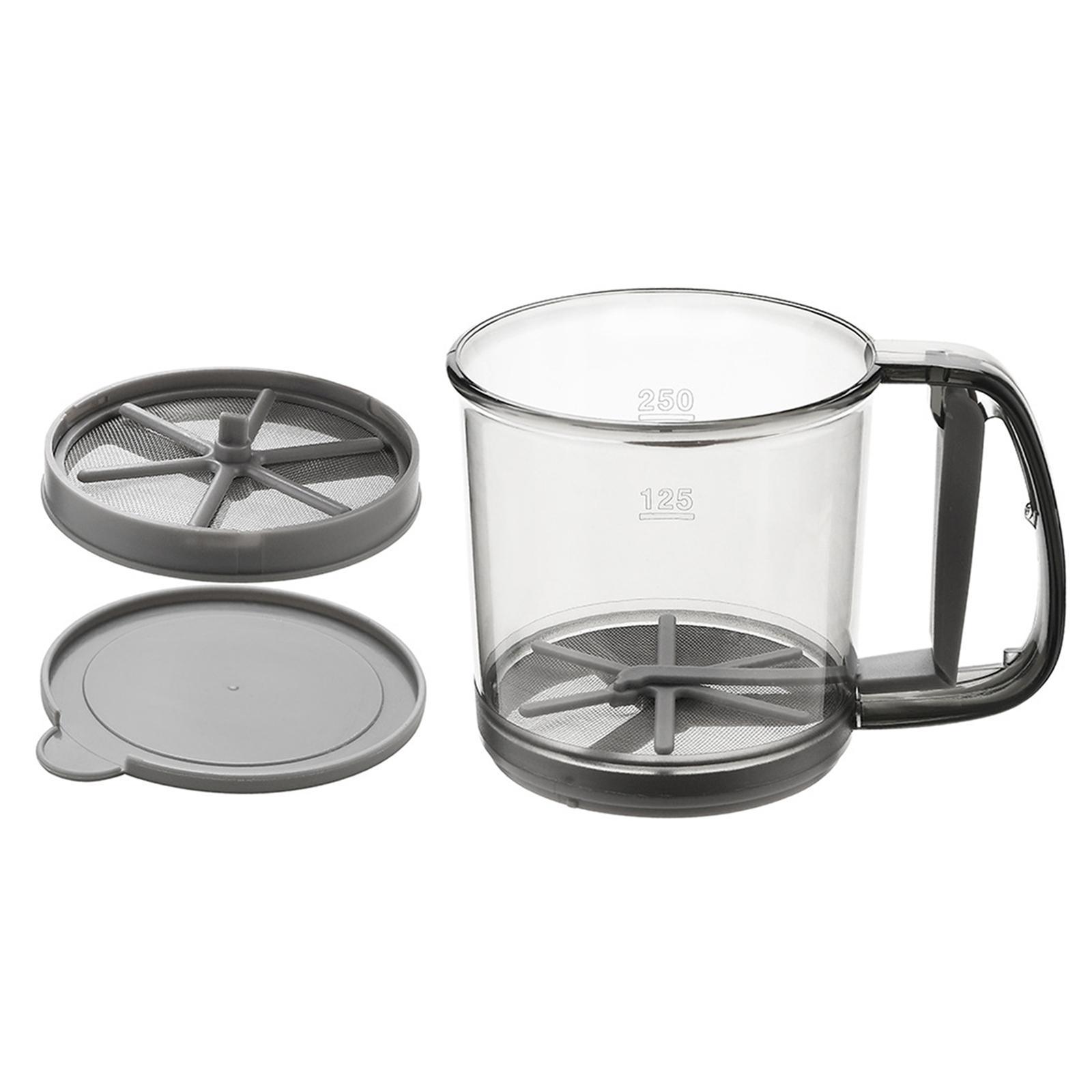 Flour Sifter Sieve Kitchen Accessories Sieve Cup Manual for Baking Sugar