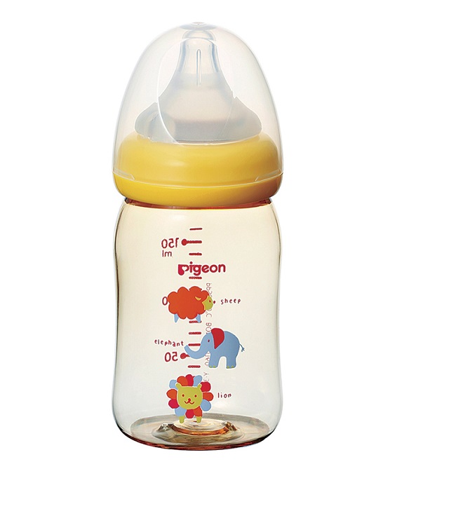 Bình sữa PPSU Plus thú cưng Pigeon 160ml (SS)